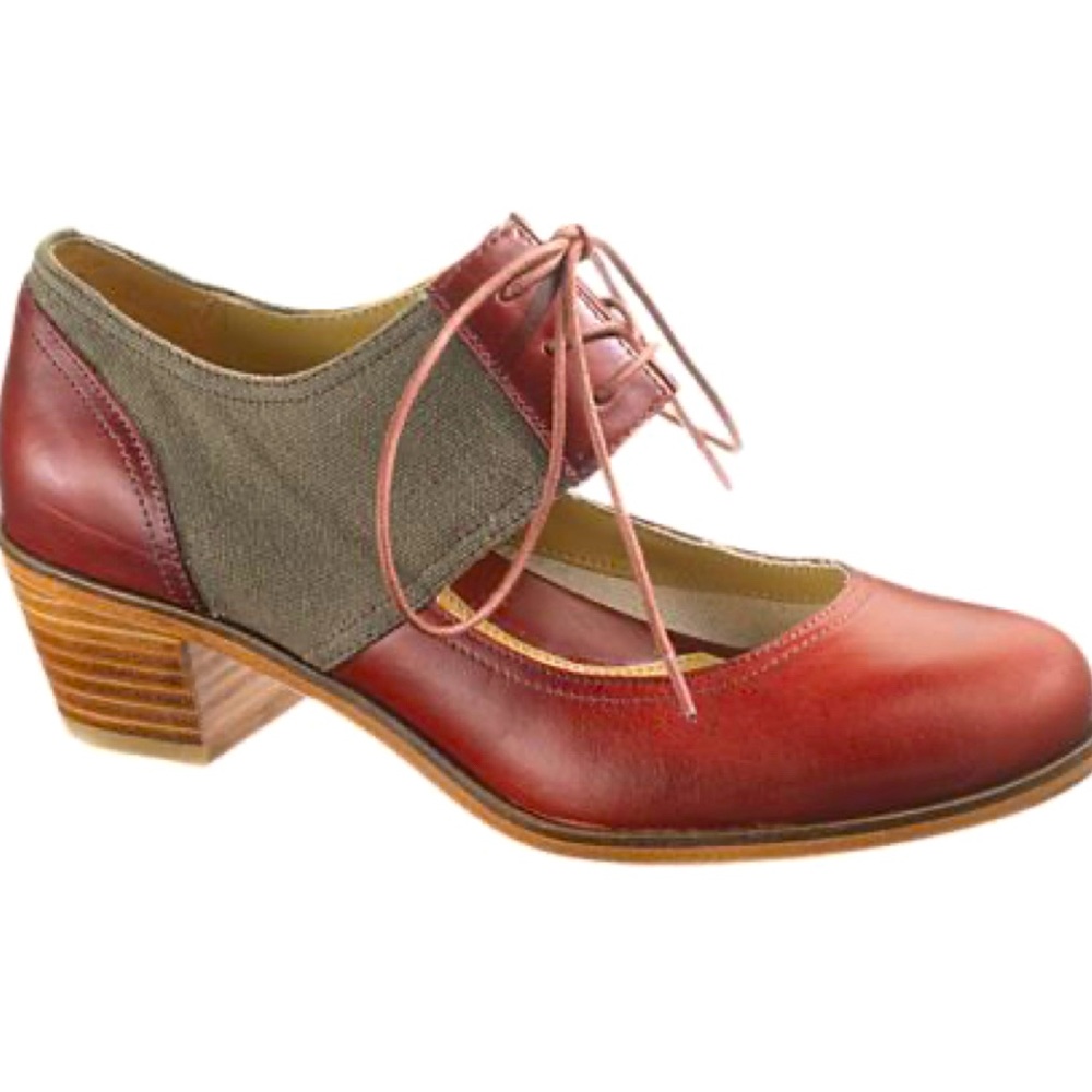 Samantha Pleet for Wolverine Lace-Up Heels